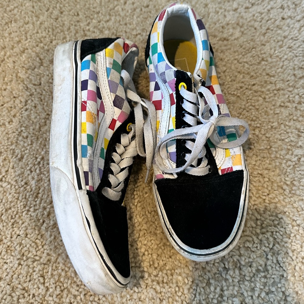 Vans Old Sokol Rainbow Checkered